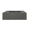 Caraga Low Square Propane Fire Table Carbon - Jensen Co.: Weather-Resistant, No Assembly, 60K BTU - 2 of 4