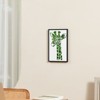 Gulches Giraffe Metal Art - Eco-Friendly Moss Wall Decor for a Lively Touch - 4 of 4