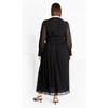 Women's Plus Size Selena Maxi Dress - black | CITY CHIC - image 2 of 4