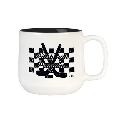 NHL Pittsburgh Penguins Hockey Sticks Inner Color Mug - 15oz