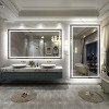 Apmir Super Bright Front & Back LED Lighted Anti-Fog Aluminum Alloy Framed Tempered Glass Bathroom/Vanity Mirror with ETL & 3-Year Warranty - 3 of 4