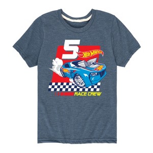 Boys' - Hot Wheels - Race Crew 5 Years Short Sleeve Graphic T-Shirt - 1 of 3