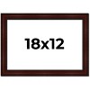PosterPalooza | Distressed Brown Picture Frame - UV Acrylic, Backing Board, Hanging Hardware Included - 2 of 4