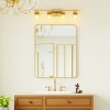 Wall-Mounted Mirror Rectangle Bathroom Vanity Mirrors Framed Mirrors Aluminum Framed Bathroom Mirror - 3 of 4