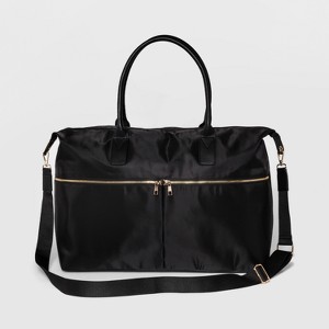 Nylon Weekender Bag - A New Day Black, Women