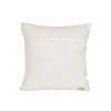 20x20 Hand Woven Plaid Filled Throw Pillow Sepia Cotton, Rayon & Polyester by Foreside Home & Garden - 4 of 4