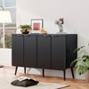 GlasFlength Decorative Storage Cabinets, Self-Serve Lockers Recessed Cabinets In Kitchen and Dining Room Entrance Cabinets - 3 of 4