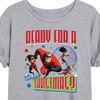 Women's - Disney - Ready For A Super Christmas Oversized Graphic T-Shirt - 2 of 4