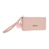 Unique Bargains Rhombus Wristband Plush Pom Zip Coin Purse Wallet 1 Pc - 3 of 4