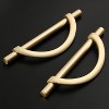 10 Pack Brushed Gold Cabinet Pulls 5 Inch(128MM) Hole Centers Kitchen Cabinet Handles Hardware Kitchen Handles - 3 of 4