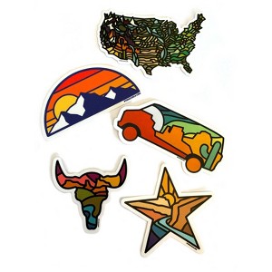 Atomicchild Southwest Sticker Pack 5pc - 1 of 2
