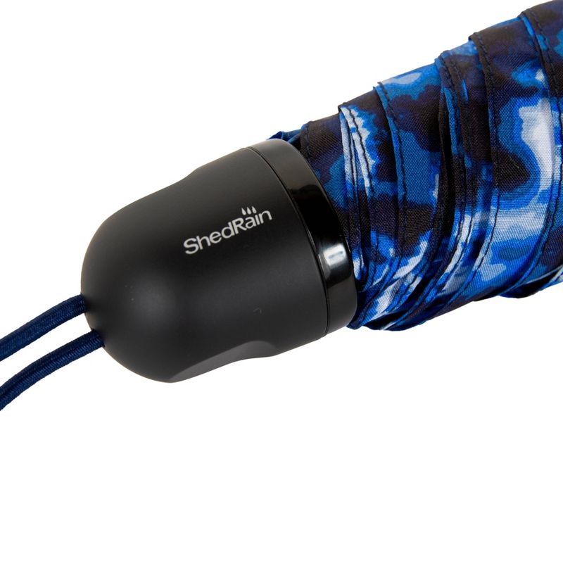 ShedRain Mini Manual Compact Umbrella - Blue Tie-Dye, 5 of 6