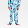 Boys' Sonic the Hedgehog 2pc Coat Pajama Set - Aqua Blue - 4 of 4