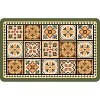 Attop Coffee Mat, Boho Style Dish Drying Mat, Fast Water Absorption, Easy to Clean, Fit Coffee Bar Accessories, Bar Mats for Countertop (12"x19") - 2 of 4