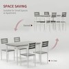 5-Piece Dining Set, Industrial Style 4-Person Dining Set and Chairs, Kitchen Dining Set for Restaurant and Apartment Kitchen - 3 of 4