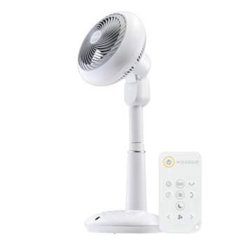 IRIS WOOZOO Pedestal 360 Oscillating DC Motor Standing Fan with Remote Control