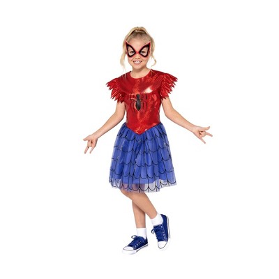 Marvel Kids' Spider-Man Short Sleeved Costume Dress