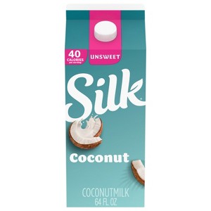 Silk Unsweet Coconut Milk - 0.5gal - 1 of 4
