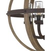Quoizel Lighting Fusion 6 - Light Pendant in  Rustic Black - 4 of 4