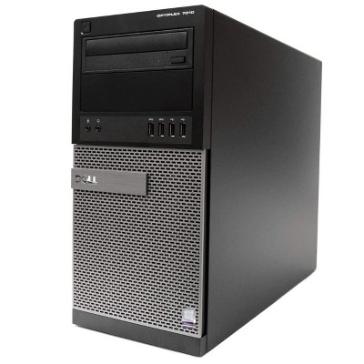 Dell Optiplex 7010 Tower Computer | Quad Core Intel i5 (3.2) | 8GB DDR3 RAM | 250GB HDD Hard disk Drive | Win 10 Pro | Manufacturer Refurbished