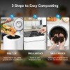 ELECWISH 3L Kitchen Smart Electric Countertop Composter with LED Display and Auto-Cleaning - 4 of 4