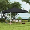 Resenkos Backyard Garden Canopy, Camping Canopy Screen Tent,13' x 13' Pop Up Canopy Tent with Height Adjustable, Carry Bag, Gray - 2 of 4