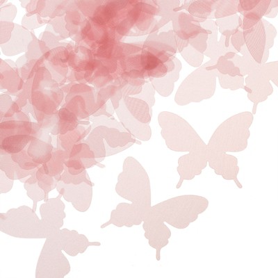 Unique Bargains Crafts DIY Wedding Organza Butterfly Ornament Appliques 20 Pcs