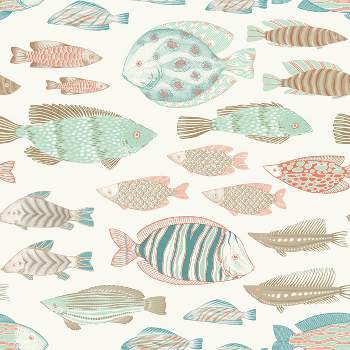Fish : Wallpaper : Removable Peel & Stick Wallpaper : Target