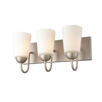 Millennium Lighting Ivey Lake 3 - Light Vanity in  Satin Nickel