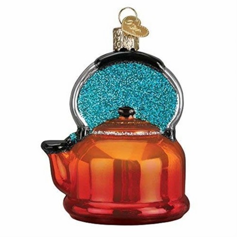 Old World Christmas Blown Glass Ornament for Christmas Tree, Tea Kettle - image 1 of 2