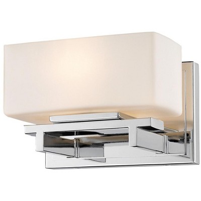 Kaleb LED Dimmable Chrome Light Fixture - 450 Lumens, 3000K, Damp Rated, 1 Bulb