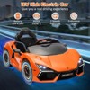 Orange 12V Ride On Car for Kids, Electric Vehicle, Car Toy for Boys & Girls, with Bluetooth, USB, Music, Remote Control, Headlight - 4 of 4
