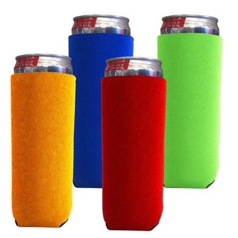 12 oz. Red Slim Can Cooler