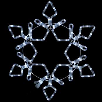 Northlight 36" LED Rope Light Snowflake Commercial Christmas Decoration