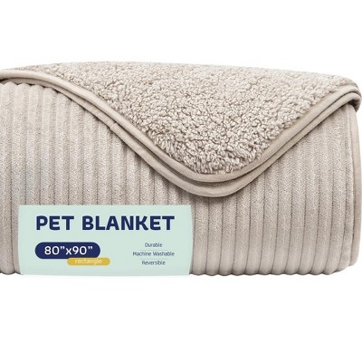 Premium Soft Dog Cat Waterproof Soft Fleece Washable Reversible Blanket