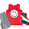 The Juniper Shop SmileyWorld Patriotic Star Wink Youth Tank Top - 3 of 4