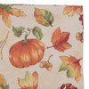 Saro Lifestyle Fall Pumpkin Shower Curtain, 70"x72" Oblong, Orange - 2 of 2