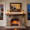 NAYSAYE Indoor Fireplace Freestanding Log Insert Modern Flame Display for Living Room, Black, 20.51"*8.46"*11.73" - 2 of 4