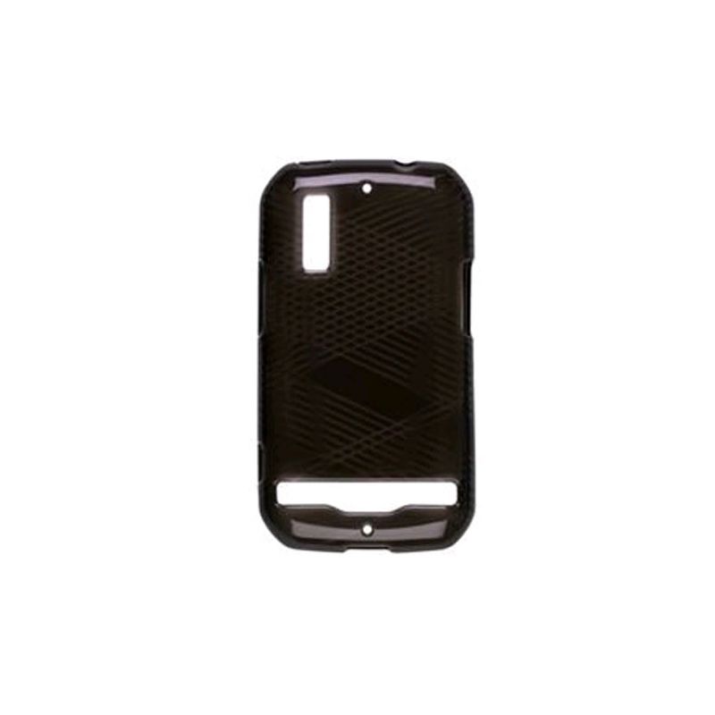 Sprint Dura-Gel Case for Motorola MB855  (Black), 1 of 2