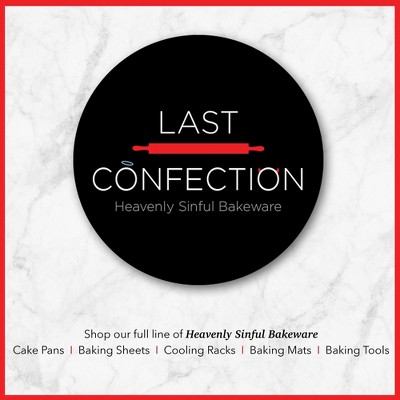 Last Confection Red Silicone Non-Stick Baking Mat Set