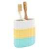 Izod Clubhouse Stripe Aqua Toothbrush Holder - 2 of 3