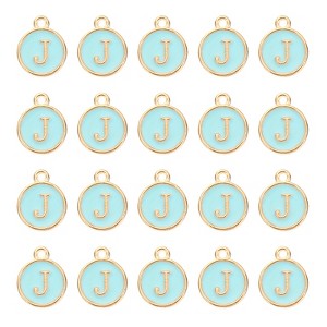 Unique Bargains Beautiful Designer DIY Jewelry Making Initial Pendants 50 Pcs - 1 of 4