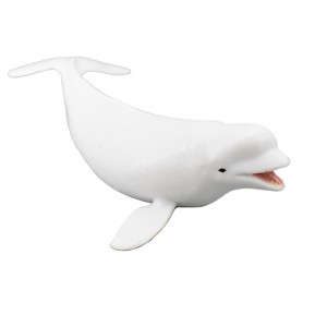 Collectible Wildlife Gifts | Whale, Beluga, White Whale, Museum Quality, Rubber, Hand Painted, Realistic Toy Figure, Model, Gift,   7"  CH380 BB142 - 1 of 4
