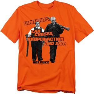 Hot Fuzz Days Work Adult T-Shirt - 1 of 4