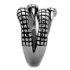 Slickblue Men’s Open Cuff Claw Ring, Polished Stainless Steel, Halloween or Streetwear Look, Sizes 8-13 - 4 of 4