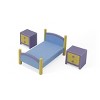 Mini Play Set Furniture Bedroom Set - Bullseye's Playground™ - 2 of 3