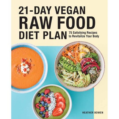 21-Day Vegan Raw Food Diet Plan - by  Heather Bowen (Paperback)