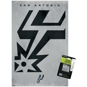 Trends International NBA San Antonio Spurs - Logo 25 Unframed Wall Poster Prints - 1 of 4
