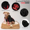 Dog Hoodie,Flannel Pet Hooded Sweater with Hat Puppy Pullover Sweater Shirt for Dogs - 3 of 4