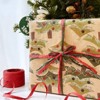 Wrapables Christmas Raffia Ribbons 492 Feet Total, Paper Twine for Gift Wrapping, DIY Crafts, Decorations (Set of 3) - 3 of 4